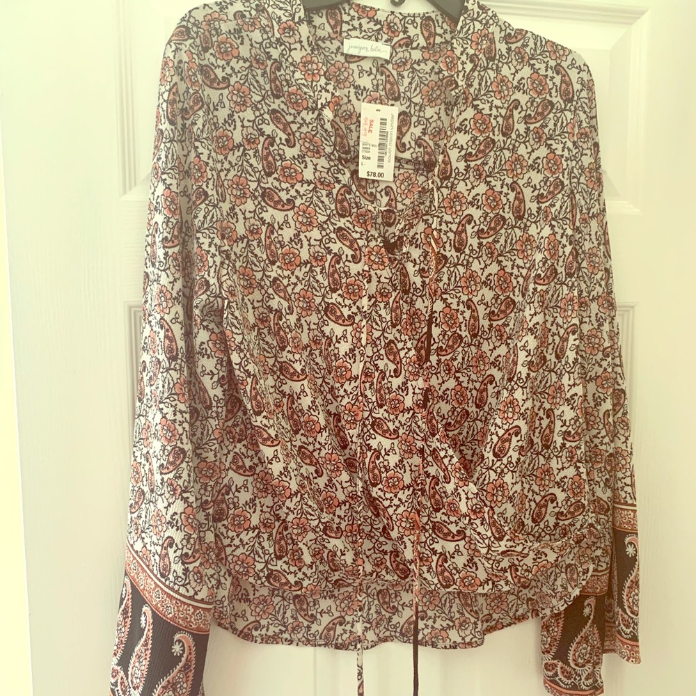 Crossover never worn Juniper Blue shirt!